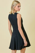 Washed Black Denim Dress