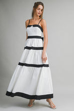 White Tiered Maxi Dress