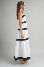 White Tiered Maxi Dress