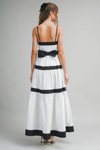 White Tiered Maxi Dress