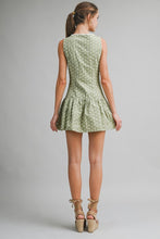 Sage Ditsy Floral Dress