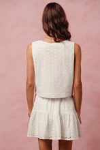 Ivory Eyelet Skirt