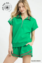Green Frill Shorts