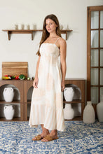 Light Taupe Shell Maxi Dress
