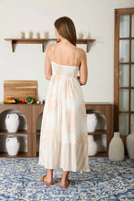 Light Taupe Shell Maxi Dress