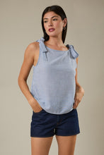 Blue Stripe Tie Tank