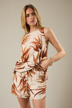 Blush Abstract Print Shorts