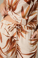 Blush Abstract Print Shorts