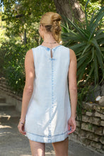 Denim Sleeveless Pocket Dress