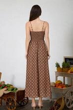 Brown Polka Dot Dress