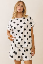 White Polka Dot Set