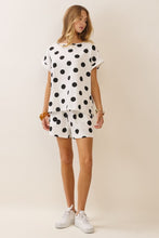 White Polka Dot Set