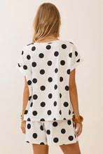 White Polka Dot Set