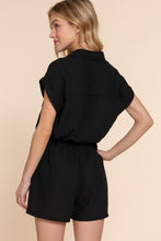 Black Linen Top