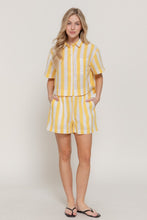 Yellow Stripe Top