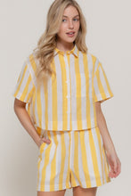Yellow Stripe Top