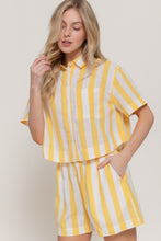 Yellow Stripe Shorts