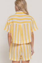 Yellow Stripe Shorts