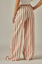 Red Stripe Wide Leg Pants
