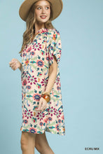 Ivory Floral Mix Dress