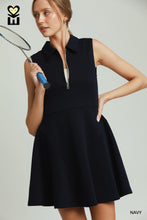 Navy Collared Tennis Dress