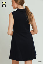 Navy Collared Tennis Dress