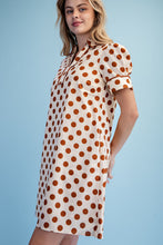 Ivory & Brown Polka Dot Dress