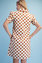 Ivory & Brown Polka Dot Dress