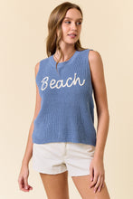 Light Blue Beach Sweater