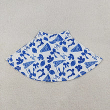 Girls Blue Gameday Skort