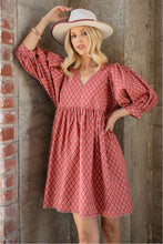 Terracotta Babydoll Dress