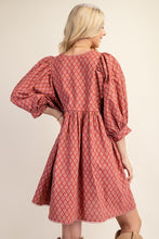Terracotta Babydoll Dress