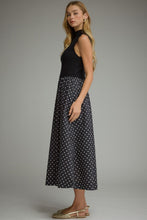 Black Polka Dot Skirt Dress