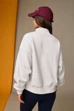 Melange Mock Neck Sweater