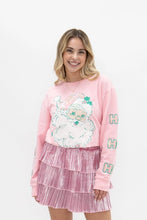 Pink Santa Sequin Top