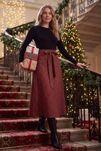 Plaid Skirt Maxi Dress