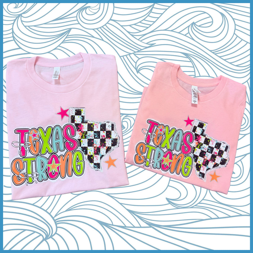 Pink Texas Strong Tee
