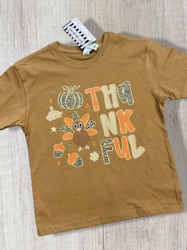 Leopard Thankful Tee