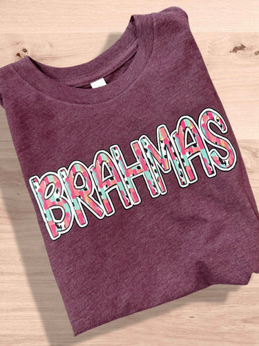 Rainbow Brahmas Tee