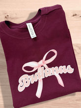 Brahmas Stripe Bow Tee