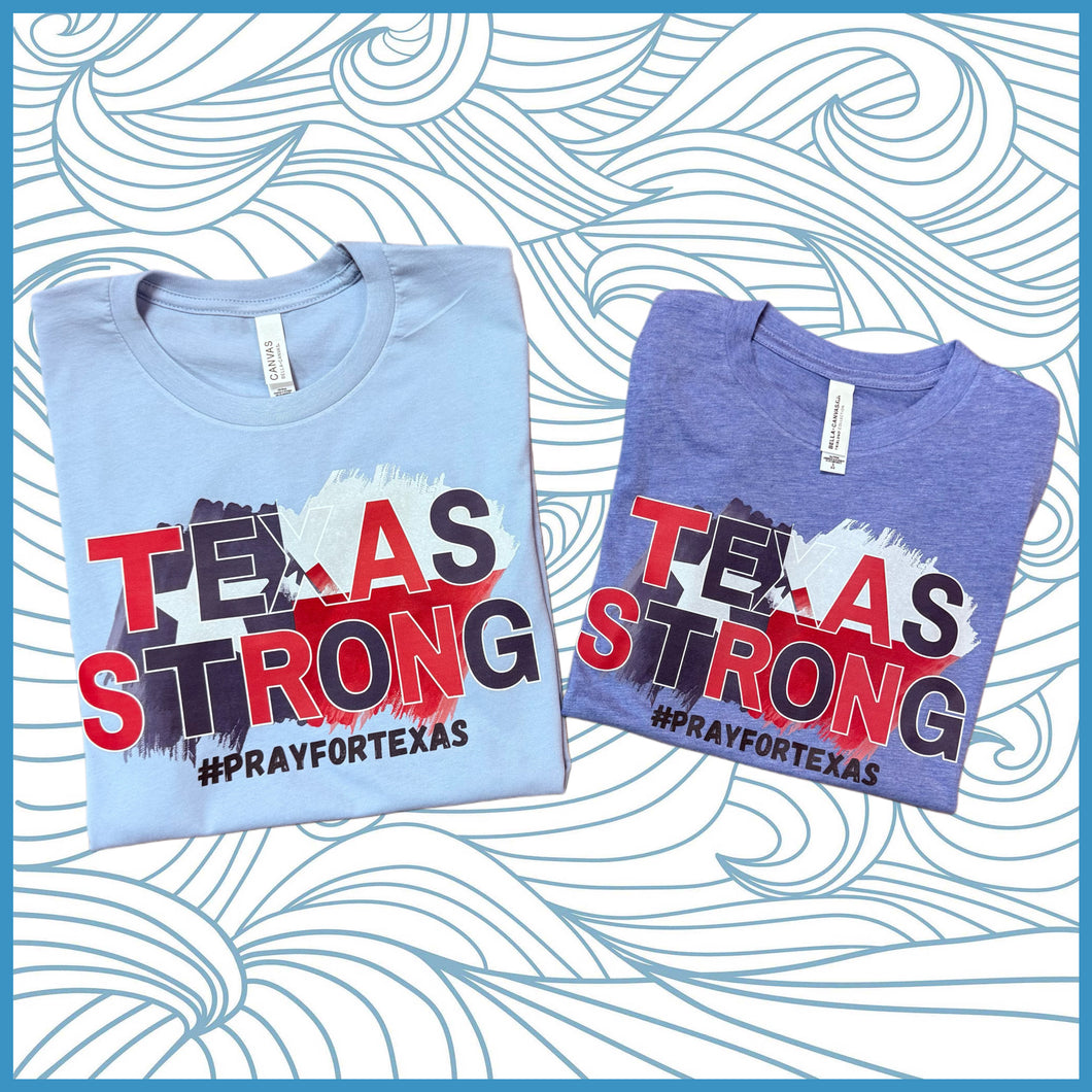 Blue Texas Strong Tee