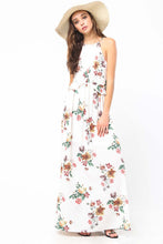 Ivory Floral Maxi Dress