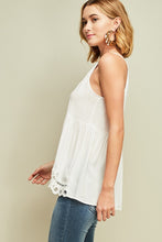 Ivory Crochet Halter Top