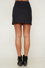 Black Button Skirt