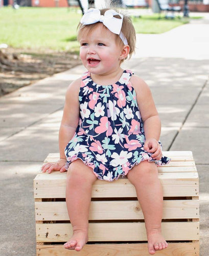 Petals Knit Ruffle Swing Top