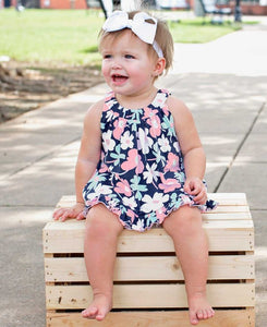 Petals Knit Ruffle Swing Top