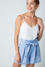 Blue Paperbag Romper