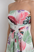Tropical Strapless Romper