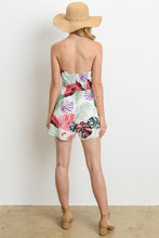 Tropical Strapless Romper