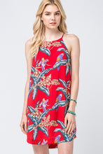 Red Tropical Dress